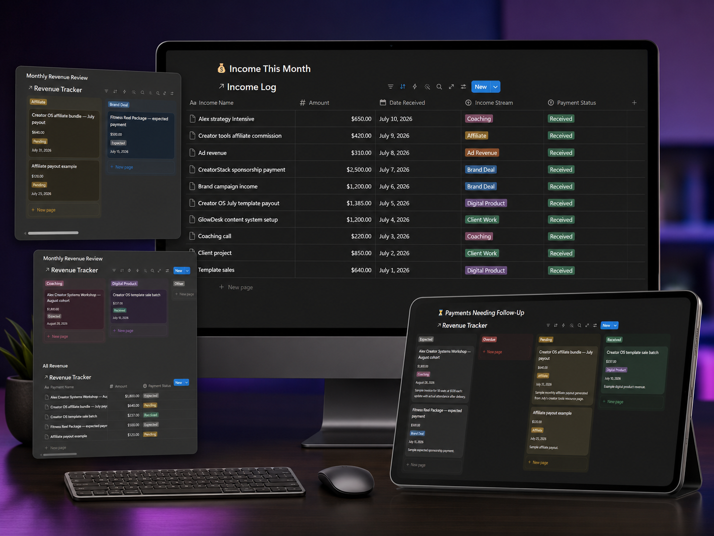 Creator Business OS — Complete Notion System