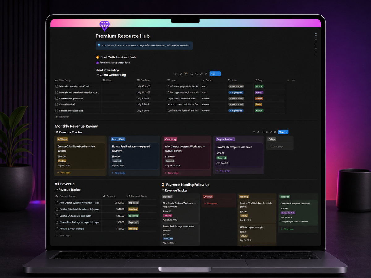 Creator Business OS — Complete Notion System